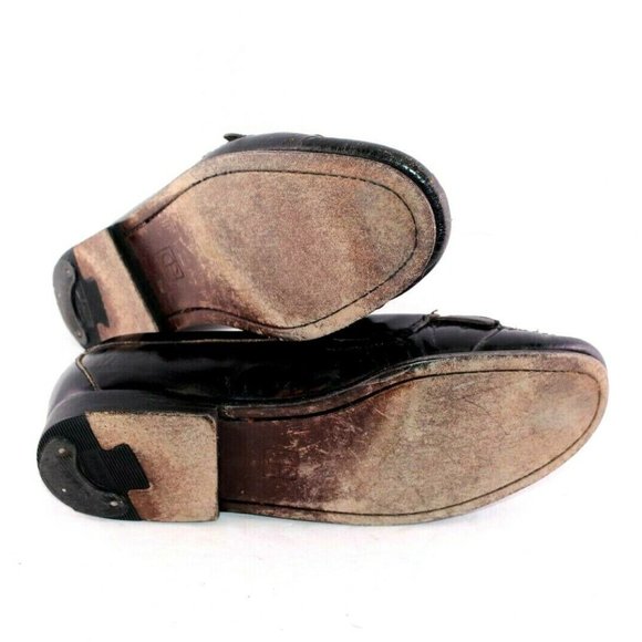 Cole Haan City Black Leather Kiltie Fringe Loafers - Picture 5 of 6